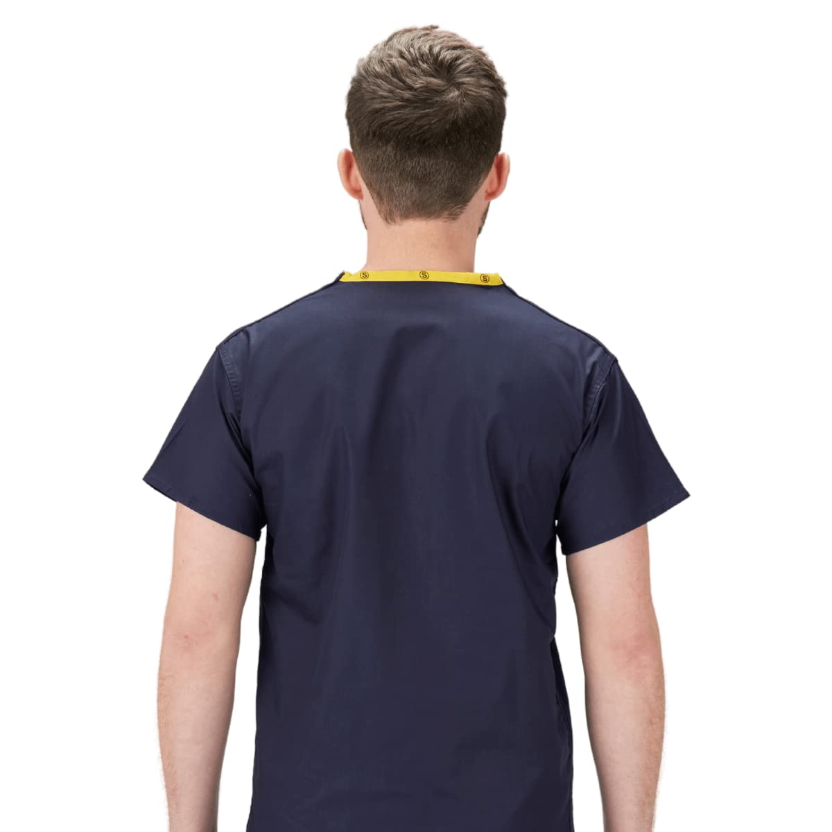 Interweave Healthcare Performance Scrub Set Medical Uniform Unisex Polycotton Reversible Scrubs Top & Trousers With Pockets In 8 Colours (as8, alpha, m, regular, regular, Navy)